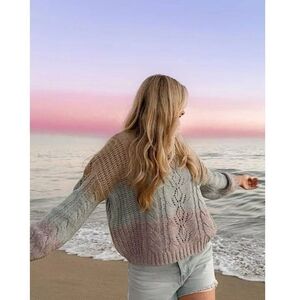 Spell Midsummers Dream Knit Sweater In wisteria Size Small
